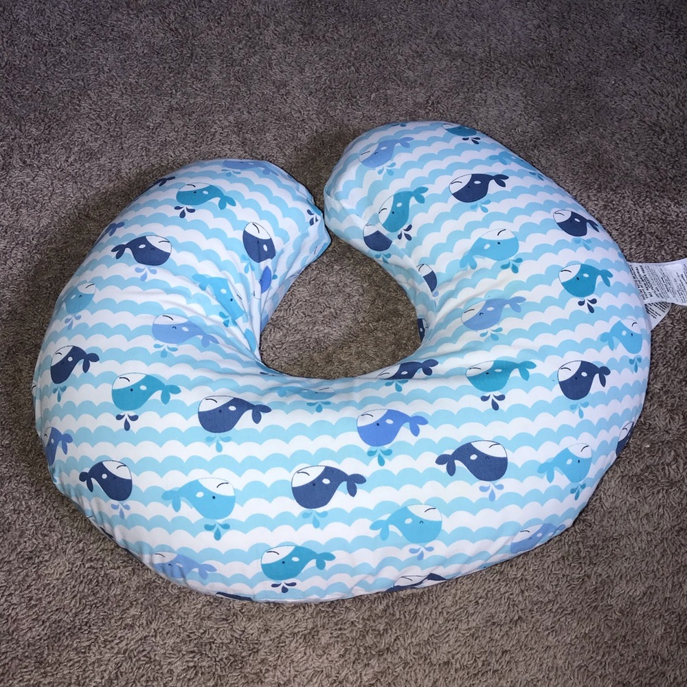 Boppy pillow with cover